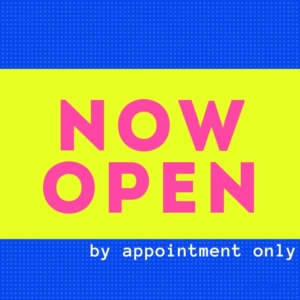 now open by appt only