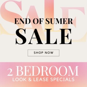 2 bedroom look and lease specials