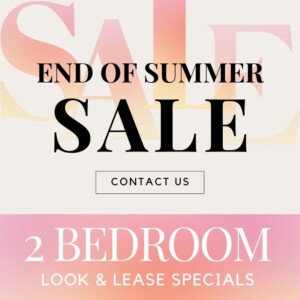 end of summer sale call about look and lease specials