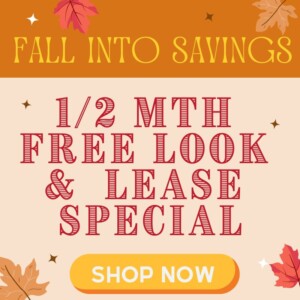 1/2 month free look and lease special