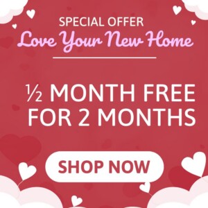 1/2 month free for 2 months